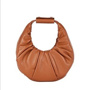 STAUD Mini Moon Soft Leather Bag